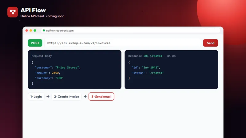 API Flow online API client preview